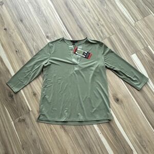 Banana Republic Women's 3/4 Sleeve V Neck Tunic Top‎ M